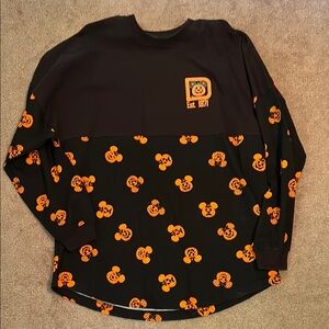 Disney Black and Orange Long Sleeve Tee